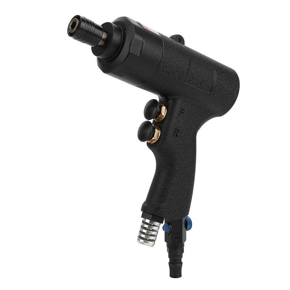 Pneumatic Screwdriver, 8H Industrial Grade Gun Type Impact Air Screwdriver with Environmental Protection for Furniture Assembly - WoodArtSupply