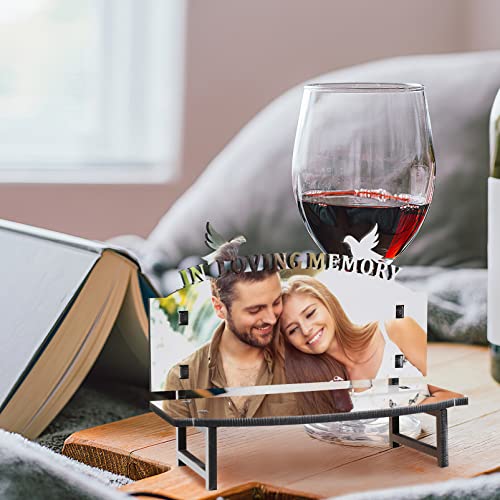 Tofficu Sublimation Blank Bench DIY Sublimation Chair Blanks Decor Nautical Beach Themed Picture Frame for Tabletop Home Decor Bird in Loving Memory Tofficu