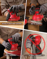AVID POWER Orbital Sander 3.0 Amp 5 Inch Random Orbit Sander 6 Variable Speeds Electric Wood Sander Tool for Woodworking, 7000-14000 RPM, 12 Pcs AVID POWER