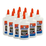 Elmer's Liquid School Glue, Washable, 4 Ounces Each, 12 Count - Great for Making Slime Elmer's