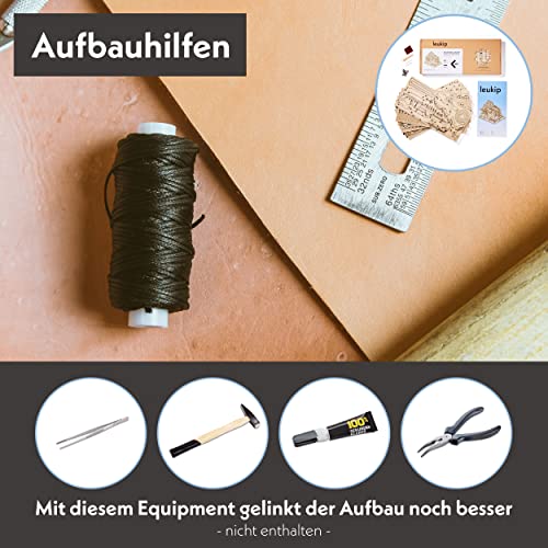 LEUKIP 3D Wooden Puzzles for Adults & Teens I Marbel Run Model Building Kit I DIY Gift for Boys Girls Age 14+, 3-d Puzzles, Wood 3D Puzzles for leukip