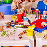 300 Pieces Wooden Stars Shape Unfinished Wood Stars Pieces Blank Wood Pieces Wooden Cutouts Ornaments for Craft Project and Christmas Party Wedding Gejoy