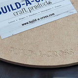 Ball Ornament with Hole Unfinished Cutout, Wooden Christmas Shape, MDF Craft by Build-A-Cross Build-A-Cross