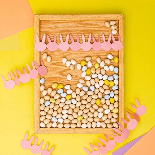 Unfinished Wooden Wren Eggs 7/8 inch, Bag of 25 Mini Wooden Easter Eggs to Paint, Smooth and Ready to Decorate, by Woodpeckers Woodpeckers