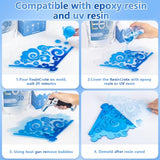 JDiction ResinCrete Kit, All-in-One Kit Easy for Beginners, 20-30Minutes Demold, Include Water-Based Eco-Friendly Casting Powder, Mold & Pigment, JDiction