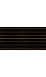 SSWBasics 4 x 8 Foot Horizontal Slatwall Panel (Black) SSWBasics
