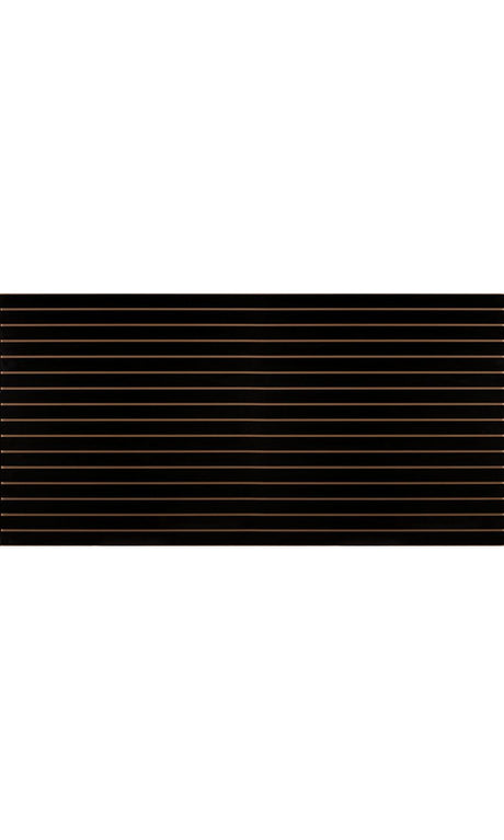 SSWBasics 4 x 8 Foot Horizontal Slatwall Panel (Black) SSWBasics