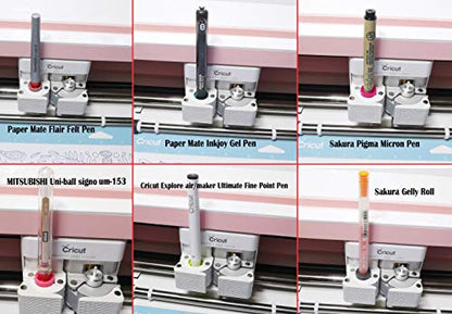 40 Packs Pen Adapter Set Compatible with Cricut (Explore Air, Explore Air 2, and Maker), Pen Adapter Compatible with - WoodArtSupply