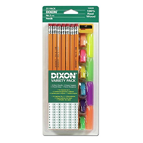 Crayola Bundle K-5 School Supplies: Crayola Markers, Pencils, Dixon Eraser Caps, Elmer's Glue Stick - WoodArtSupply