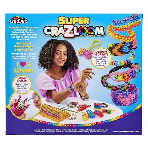 Cra-Z-loom Super Cra-Z-Loom W New Neon Bands Cra-Z-Art