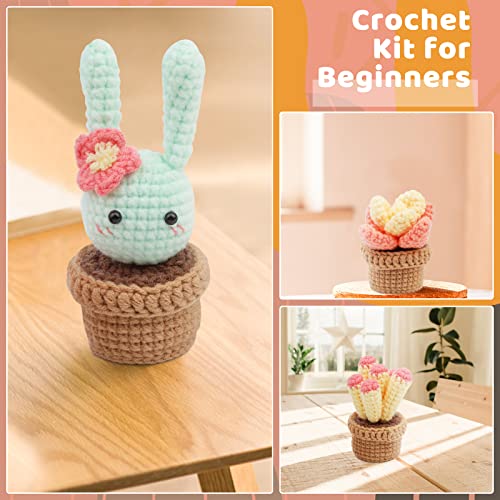  Dasonwin Crochet Kit for Beginners - Crochet Starter Kit with  Step-by-Step Video Tutorials, Crochet Animal Kits,Learn to Crochet Kits for  Adults and Kids -Unicorn