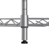 SINGAYE 4 Tier Shelf Adjustable Storage Shelf Wire Shelving,350LBS Load Capacity,Metal Storage Rack for Kitchen Office Home Storage Pantry SINGAYE