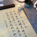 SEAMEW 10-Piece Chinese Calligraphy Brush Set - Premium Watercolor Brushes for Kanji, Japanese Sumi, Painting, Drawing, Art Supplies with Roll-up SEAMEW