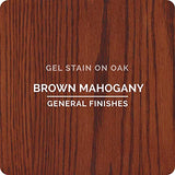General Finishes Oil Base Gel Stain, 1 Pint, Brown Mahogany General Finishes