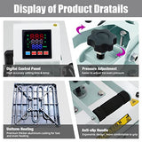 BetterSub Heat Press 15x15 inch Digital Heat Press Machine, Slide Out Industrial Quality T-Shirt Heat Transfer Machine Teal BetterSub