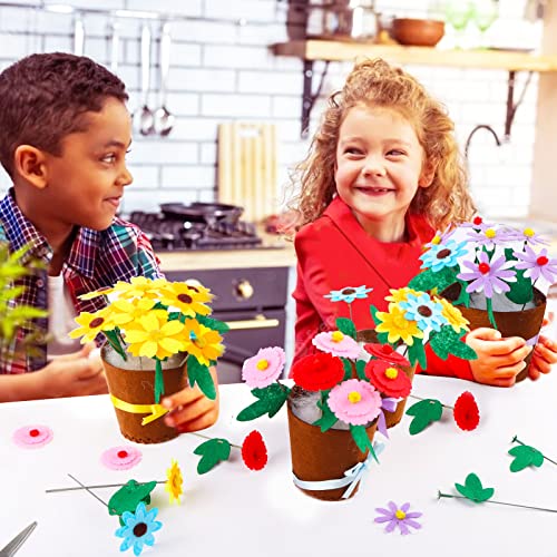  4 pcs Kids Arts and Crafts Sewing Potted Flower kit Ages 1-3, Toddler  Arts and Crafts for Kids Preschool Educational Toys Sewing Kit for Kids 1 2  3 4 5 6 : Everything Else