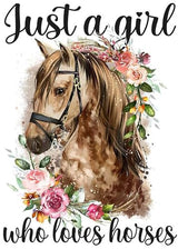 FOXKISS Horse Diamond Art Painting Kits for Adults - Full Drill Diamond Dots Paintings for Beginners, Round 5D Paint with Diamonds Pictures Gem Art FOXKISS