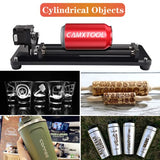 Laser Rotary Roller, Laser Engraver Y-axis Rotary Roller Engraving Module for Cylindrical Objects, Compatible with Most Kinds of CNC Laser Cutter and CAMXTOOL