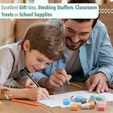 Mr. Pen- Erasers for Kids, 6 Pack, Pastel Colors, Eraser with Cover and Roller, Pencil Eraser Shaving Roller case Mr. Pen