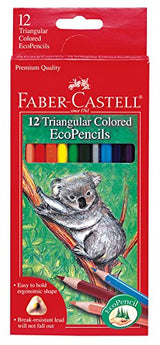 Faber-Castell Triangular Colored EcoPencils - 12 Count Faber-Castell