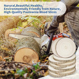 Dakcew Wood Slices 10Pcs Wood Rounds 8-9 Inches,Wood Slices for Centerpieces,Wood Cookies,Wood Centerpieces for Tables Wood Slices for DAKCEW
