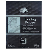 MyArtscape Tracing Paper Pad - 33lb - 9" x 12" - 100 Transparent Sheets - Artist Quality MyArtscape
