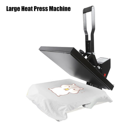 Rosyouth 20”x24“ Heat Press Machine, High Pressure Heat Press Machine for T Shirts, Multifunction Heat Press Transfer Machine, Heat Transfer - WoodArtSupply