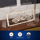 UGEARS Roadster Models Kits to Build - Innovative 2.5D Puzzles Roadster Model Car Kits to Build for Adults - Classic Muscle Car Wooden Puzzles - Car UGEARS