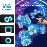 BEMITON Boys Aged 6-12 Birthday Gift Ideas- Gesture Sensing RC Stunt Car Toy for Kids, Hand-Controlled 2.4Ghz Remote Control Twist Cars, 4WD BEMITON