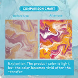 12pcs Infusible Transfer Ink Sheets, 12 x 10 Inch Marble Printable Sublimation Paper Infusable Heat Transfer Vinyl for Mug Press T-Shirts Bags HooAMI