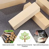 MILISTEN 10pcs Basswood for Carving Basswood Blocks Wood Blocks for Crafts Unfinished Craft Wood Unfinished Wood Blocks Wood Carving Blocks Kit DIY Milisten