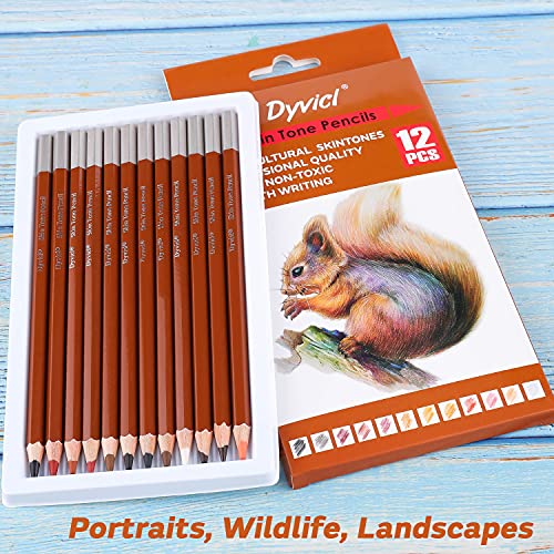 Dyvicl Sketching Pencils and Skin Colored Pencils - WoodArtSupply