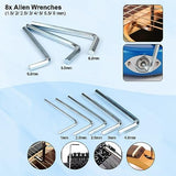 72 PCS Guitar Tool Kit for Set Up, Intonation Adjustment and Repair, Guitar Maintenance Kit for Guitar Bass Banjo and Ukulele, Guitar Gift for Guitar Giwaelro