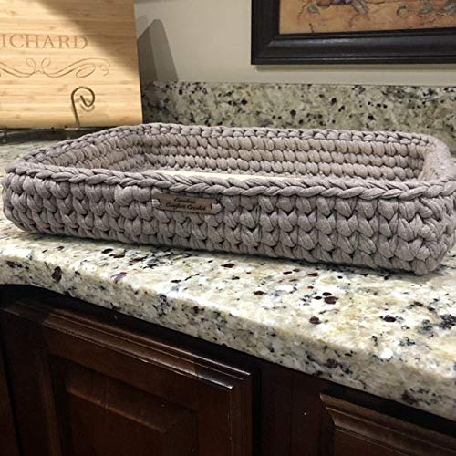 Set of 3 Wooden Bottoms for Knitting Basket, Wood Base Laser Cut with Hole, Wooden Baskets Circle for Crochet DIY T Shirt Yarn Basket (Square, Mix Yongpan