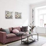 Ikee Design Mountable 25 Compartments Acrylic Display Case Cabinet Stand with Mirrored Back - Display Shelves for Collectibles, Gemstone and Figures, Ikee Design