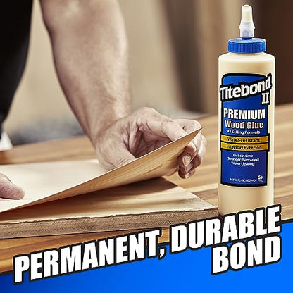 Titebond 5003 II Premium Wood Glue, 8-Ounces - WoodArtSupply