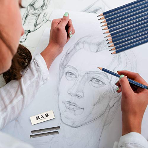 YBLANDEG Sketching and Drawing Colored Pencils Set 96-Pieces,Art Supplies Painting Graphite Professional Art Pencils Kit,Gifts for Teens & Adults YBLANDEG