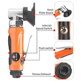 Pneumatic 2-Inch Mini Air Angle Grinder Cut Off Tool Mini Wheel Grinders With 3Pcs 2'' Grinding Wheel SI FANG