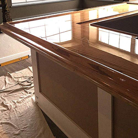 TotalBoat Table Top Epoxy Resin 4 Gallon Kit - Crystal Clear Coating and Casting Resin for Bar Tops, Table Tops, Wood, Concrete, Epoxy Art & Crafts TotalBoat