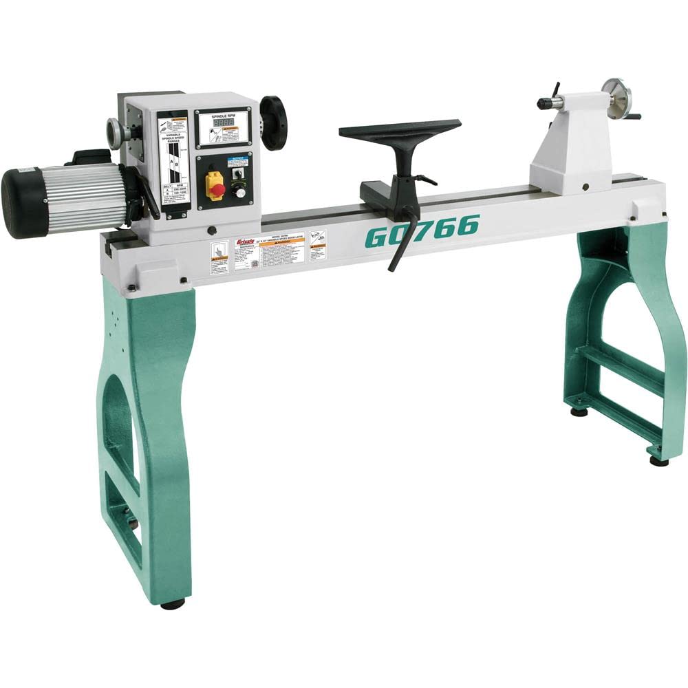 Grizzly G0766 22" x 42" Variable-Speed Wood Lathe - WoodArtSupply