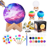Paint Your Own Moon Lamp Kit, Cool Gifts DIY 3D Space Moon Night Light, Art Supplies Arts & Crafts Kit, Arts and Crafts for Kids Ages 8-12, Toys Beanhom