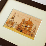 KINOWA Wooden Art Kit Kiharie Moscow Made in Japan KINOWA