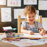 Arteza Kids Toddler Crayons in Bulk, 216 Count, 6 Packs of 36 Colors, Regular Size, Vivid Wax Crayon Pencils, Art and Back to School Supplies for Arteza Kids