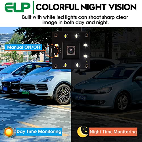 ELP 16mp Day Night USB Camera Auto Focus Webcam for Computer Mini UVC USB2.0 PC Camera IMX298 USB Security Camera 4K Lightburn Camera Industrial CCTV ELP