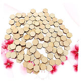 Hexagon Shape Wood for DIY Arts Craft Ornaments for Craft for Woodsy Decor Unfinished Wooden Pieces Hexagon Shape Cutout Wood Cutouts Ornaments Amosfun