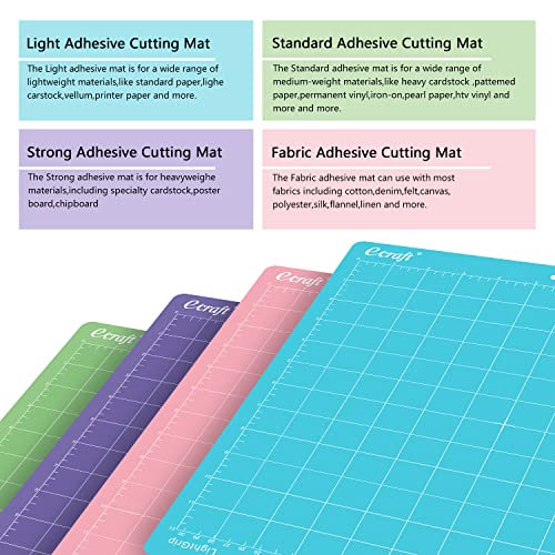 Cricut LightGrip Cutting Mats 12in x 24in, Reusable Cutting Mats for Crafts  with Protective Film, Use with Printer Paper, Vellum, Light Cardstock &  More for Cricut Explore & Maker (1 Count)