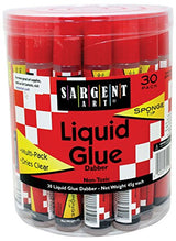 Sargent Art 97-0501 30ct Liquid Glue Dabber Bucket Pack, Red Sargent Art