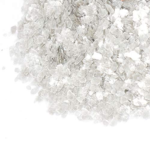 Shiny Stone Crushed Magical Natural Mica Flakes Flitter for Resin Painting Arts and Crafts,Nail Art,DIY Decoration Leaf Multi-Use 2-4mm(6-10 mesh) Shiny Stone