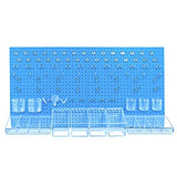 Azar Displays 900988-BLU 48" x 24" Pegboard Organizer Kit, Blue Azar Displays