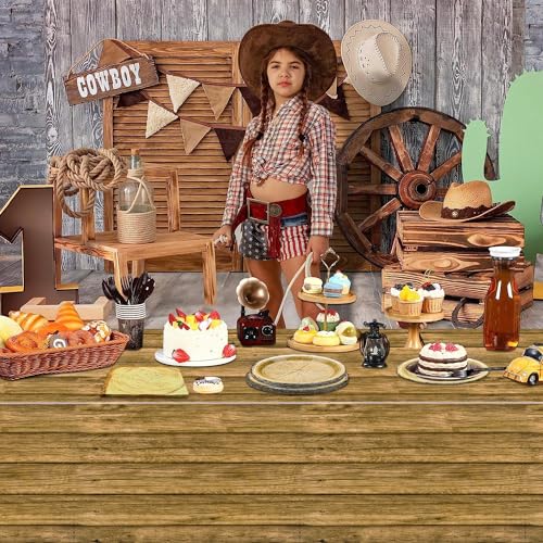 81Pcs Wood Party Decorations - Wood Paper Plates and Napkin Sets, Wood Grain Tablecloth for Lumberjack Rustic Party Decorations Woodland Decorations PTECDROTS